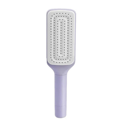 Self-Cleaning Rotating Hair Brush
